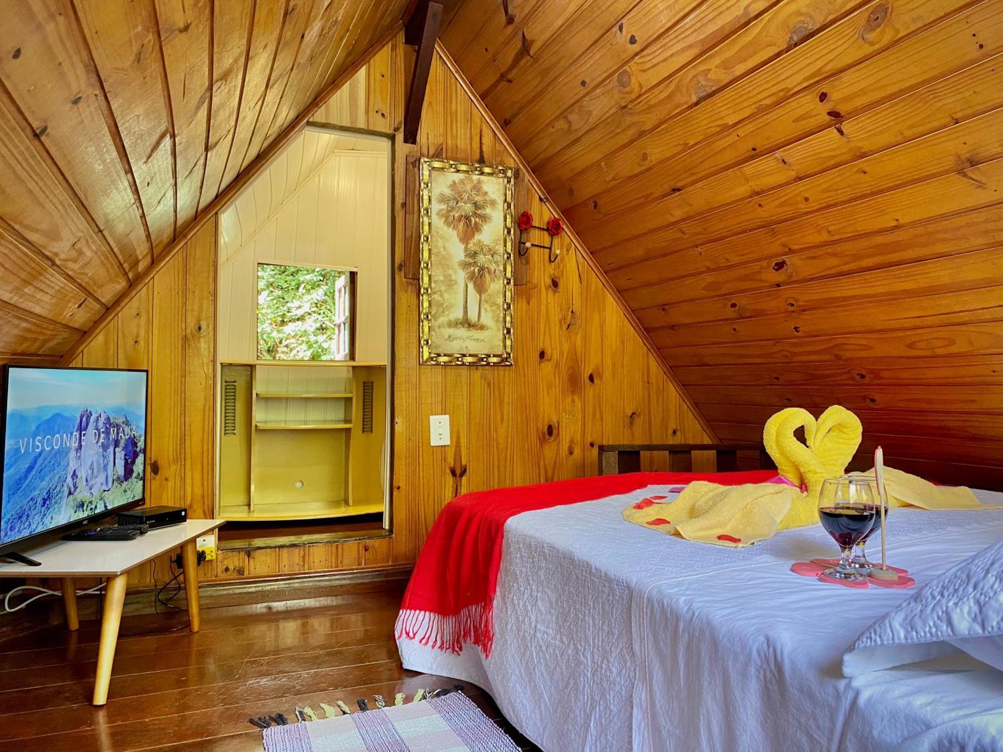 Chale 1 Alto Na Montanha, Com Lareira E Wi-Fi Leilighet Visconde de Mauá Eksteriør bilde